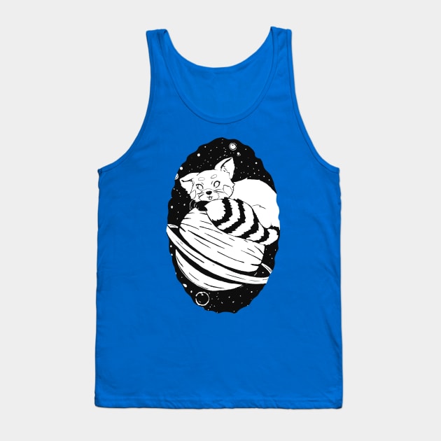 Red Panda Tank Top by Dumplynn's Doodles